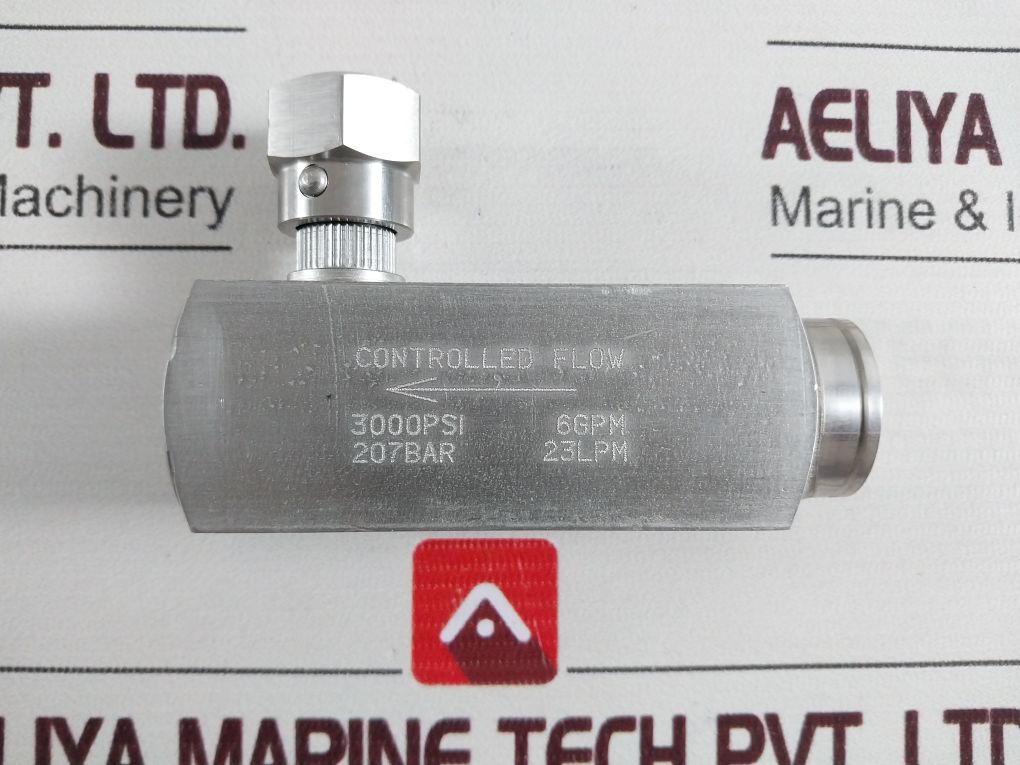 Parker 9Pc M600Ss -20Ke Flow Control Valve 3000Psi 6Gpm