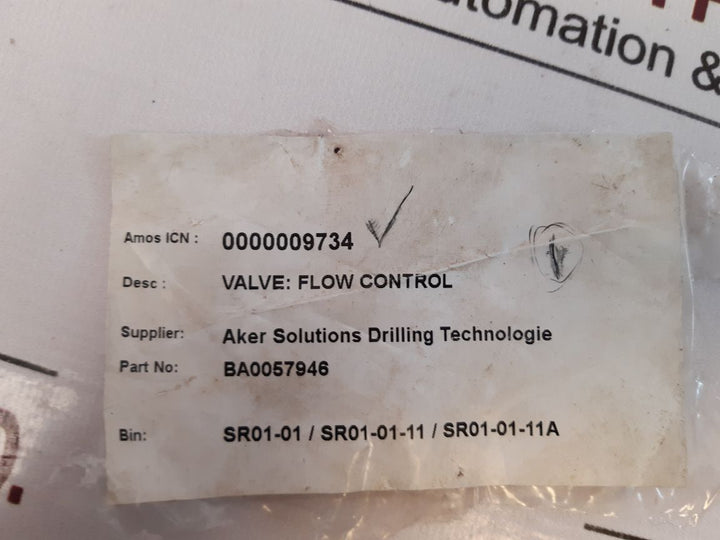 Parker 9Pcm600S-20Bd Flow Control Valve
