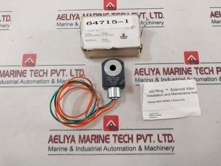 Parker Af4C05 Solenoid Valve Coil 4X