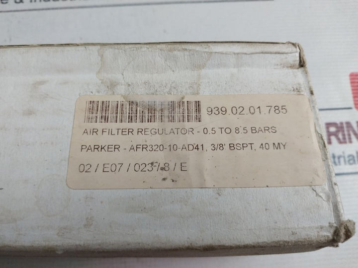 Parker Afr320-10-ad41 Air Filter Regulator 60°C