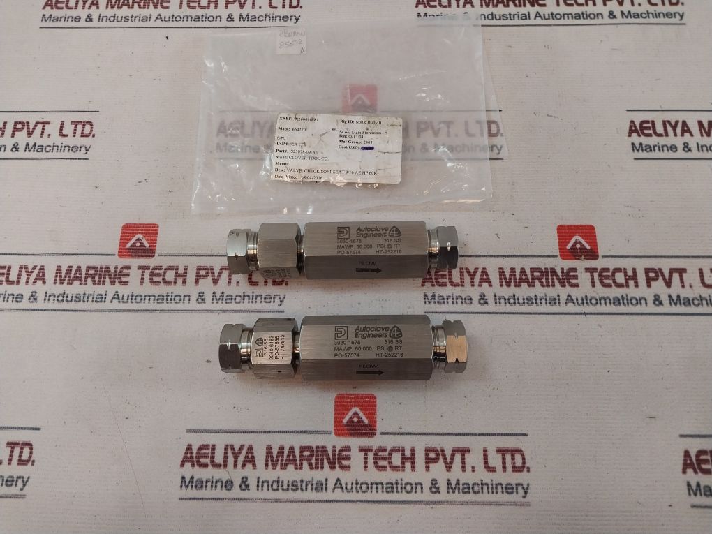 Parker Autoclave Cko9900 High Pressure O-ring Check Valve