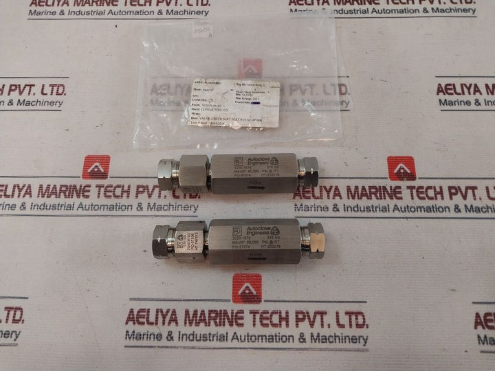 Parker Autoclave Cko9900 High Pressure O-ring Check Valve