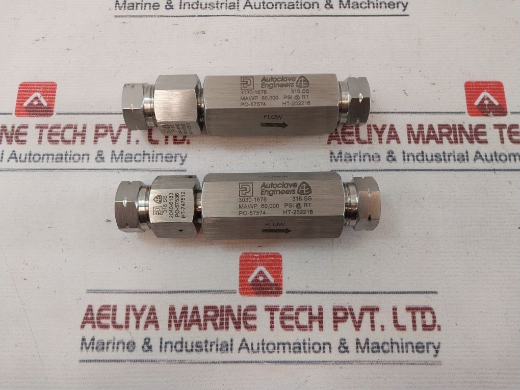 Parker Autoclave Cko9900 High Pressure O-ring Check Valve