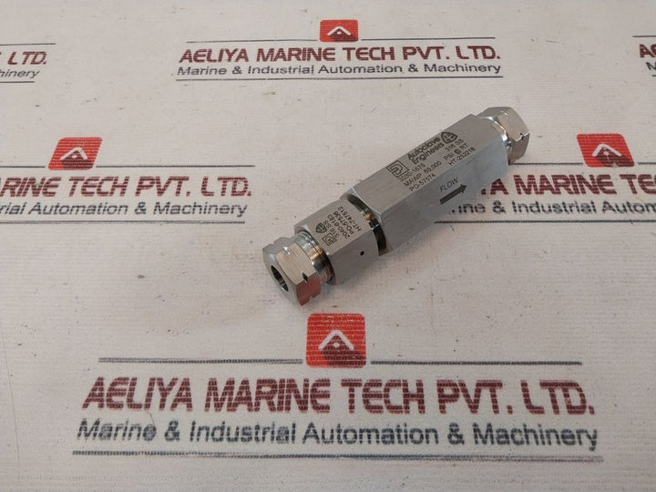 Parker Autoclave Cko9900 High Pressure O-ring Check Valve