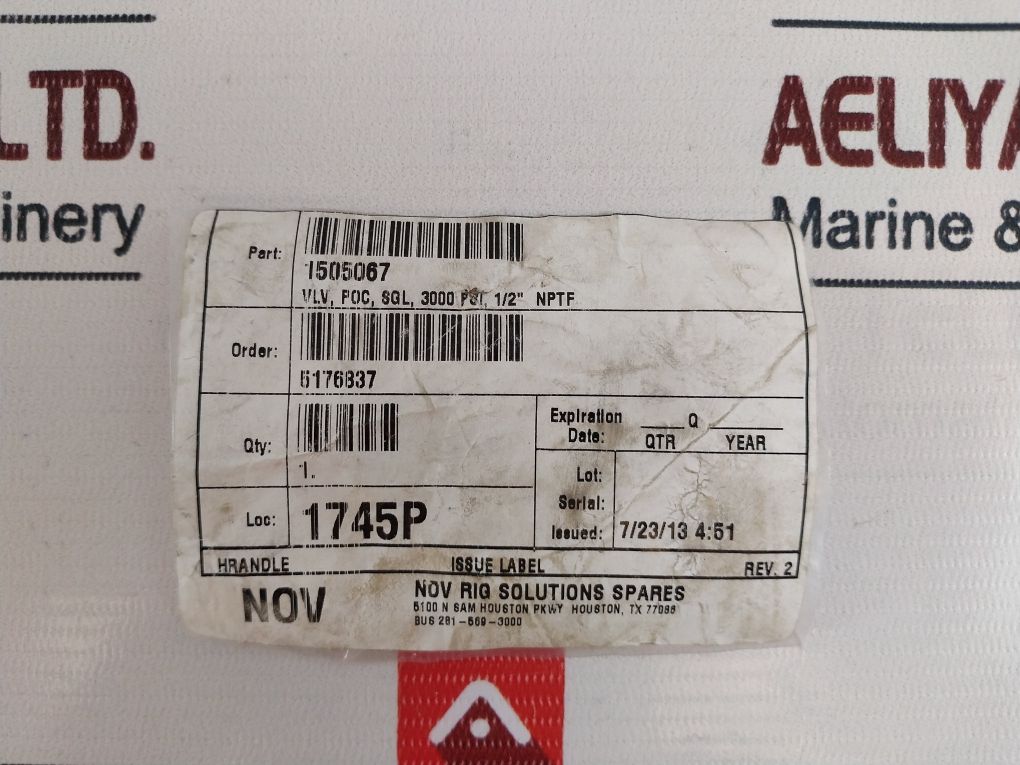 Parker B10-3-8P Hydraulic Valve Base 1505067