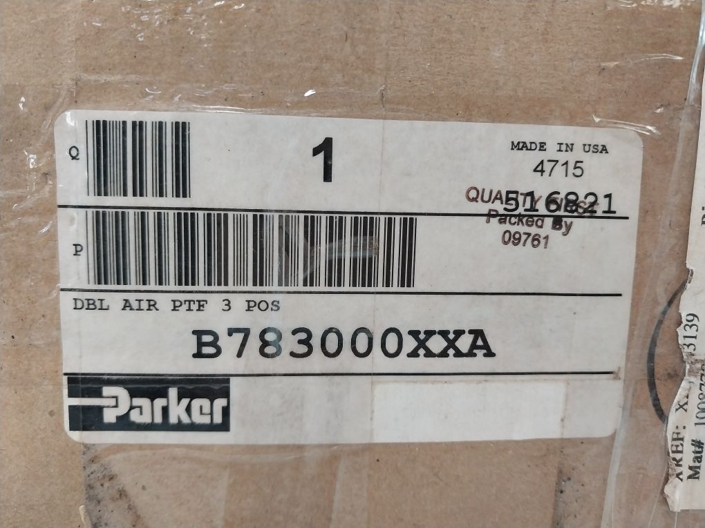 Parker B783000Xxa Air Pilot Valve 4-way 1/2 In Port