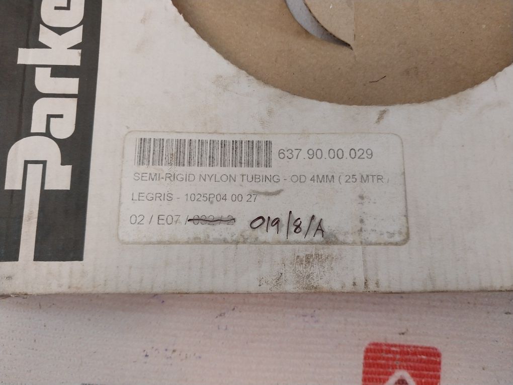 Parker C-38 Semi-rigid Nylon Tubing-od 4Mm (25 Mtr)