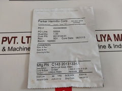 Lot Of 12X Parker C143 2013133-01 Hydraulic Gate Valve Back-up Ring