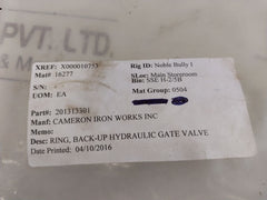 Lot Of 12X Parker C143 2013133-01 Hydraulic Gate Valve Back-up Ring