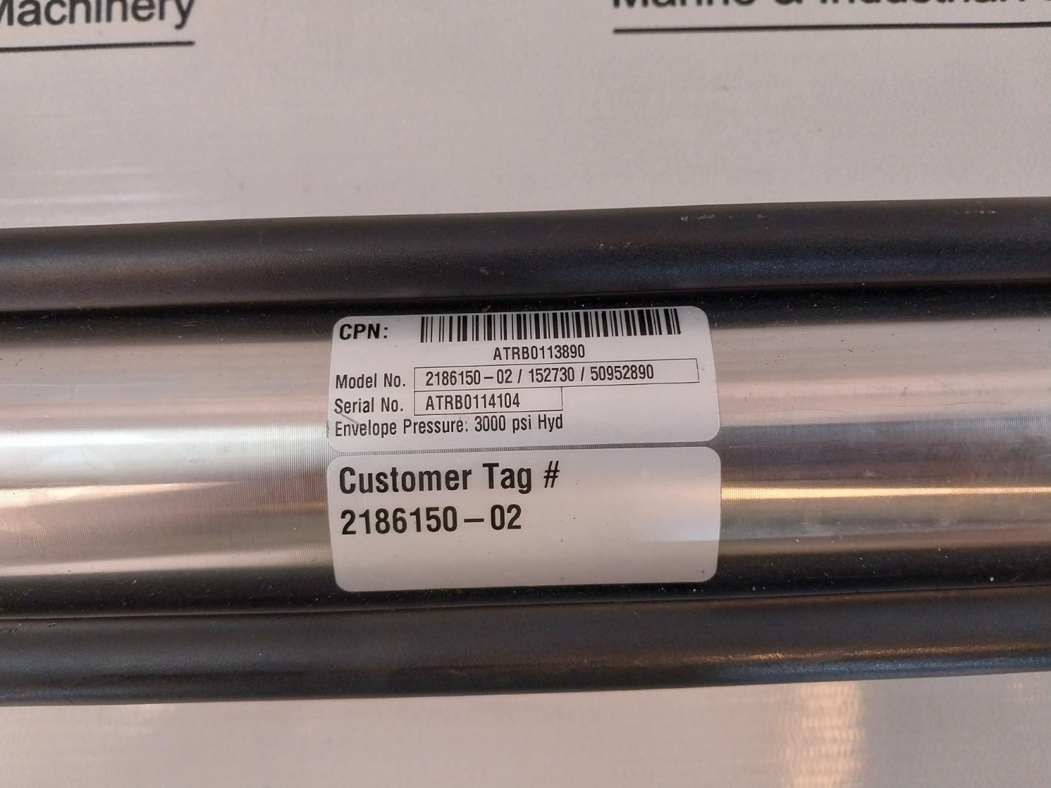 Parker 2186150-02 Cylinder Division 2186150-02/152730/50952890 3000 Psi