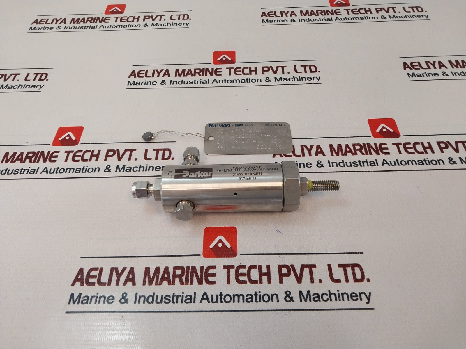Parker 4A-lpra-epr-ss-lh-3690 Relief Valve 5500 Psi 2403700-33-00