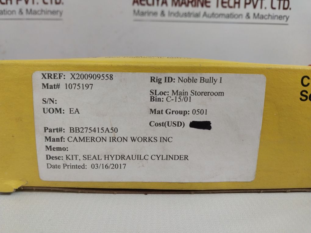 Parker Cylinder Service Kit