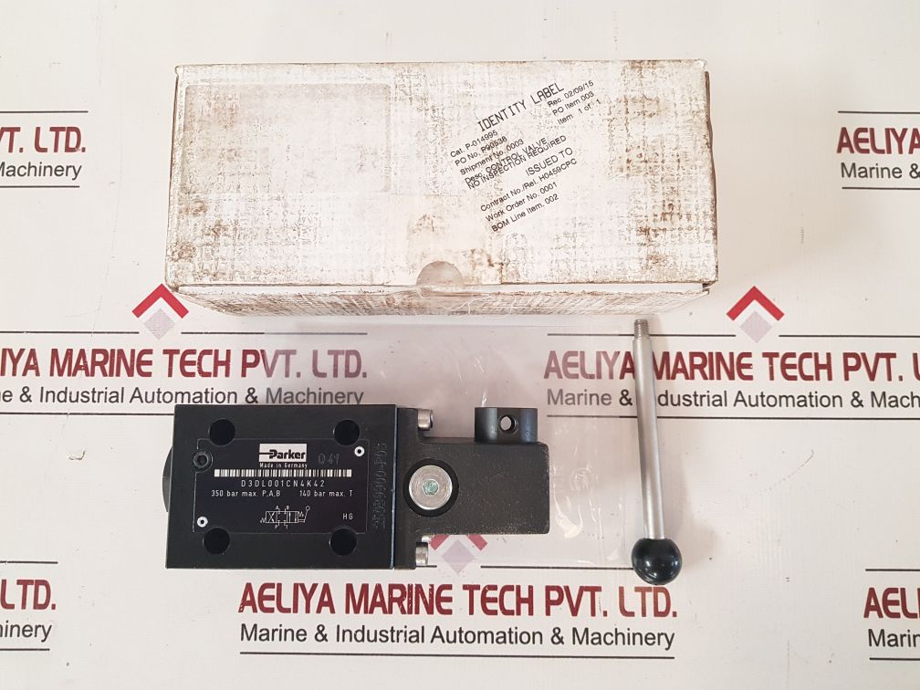 Parker D3Dl001Cn4K42 Control Valve