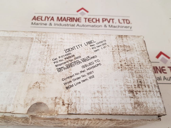 Parker D3Dl001Cn4K2 Control Valve