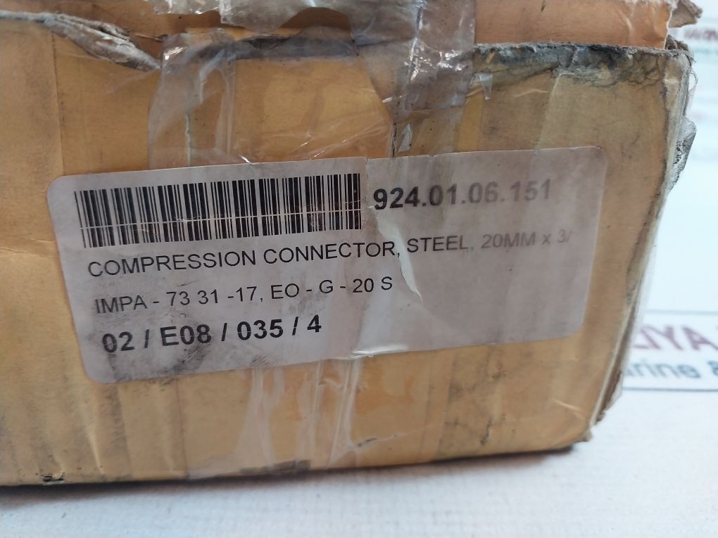 Parker Eo 20-s Steel Compression Connector