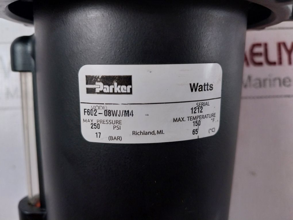 Parker F602-08Wj/M4 Air Filter 250 Psi