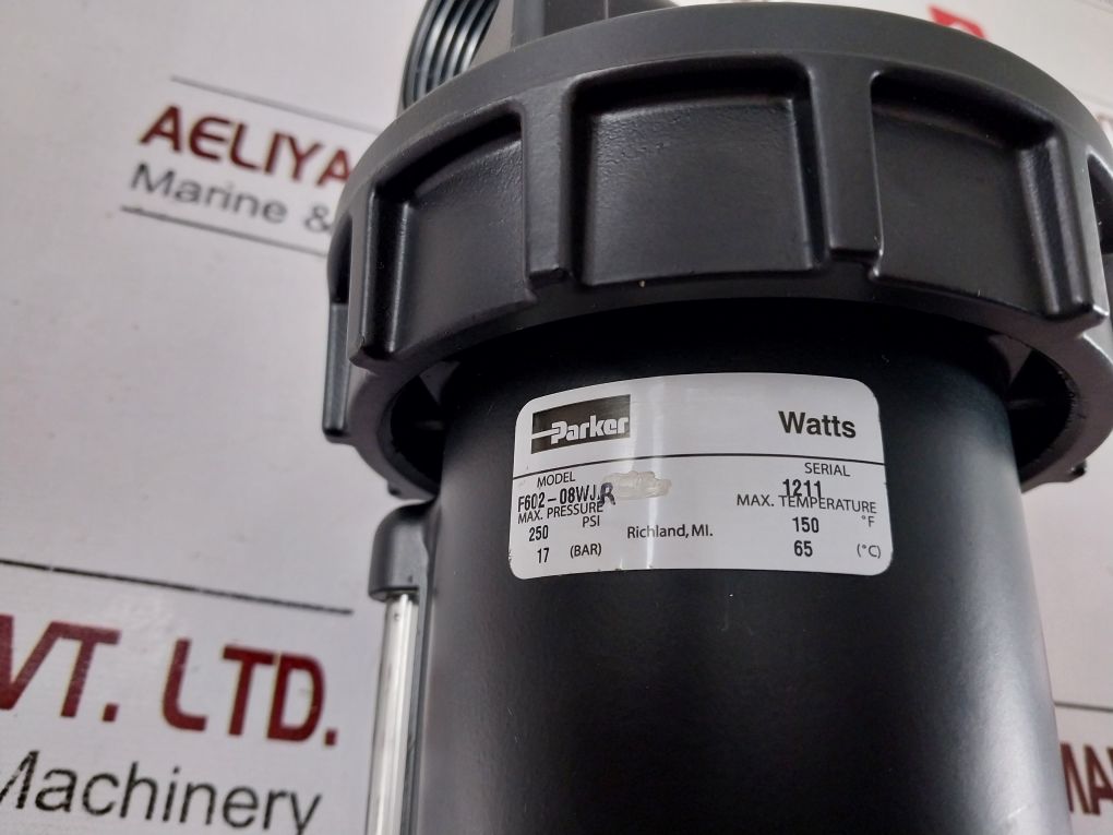 Parker F602-08Wjr Air Filter 250 Psi