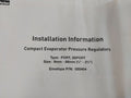 Parker Flo-con A8 Port Compact Evaporator Pressure Regulator
