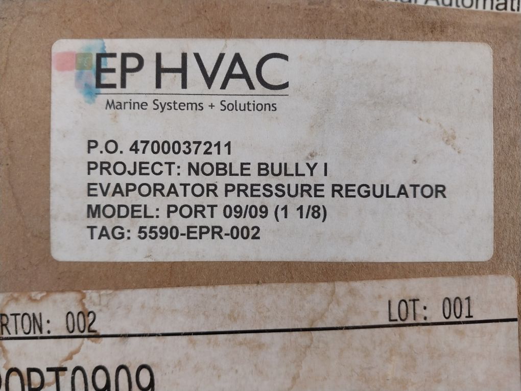 Parker Flo-con A8 Port Compact Evaporator Pressure Regulator