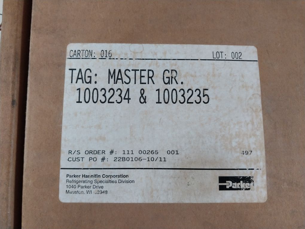 Parker Flo-con A8 Port Pressure Inlet Regulator Port 13/13