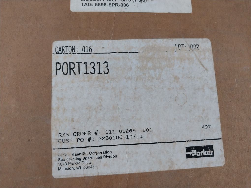 Parker Flo-con A8 Port Pressure Inlet Regulator Port 13/13