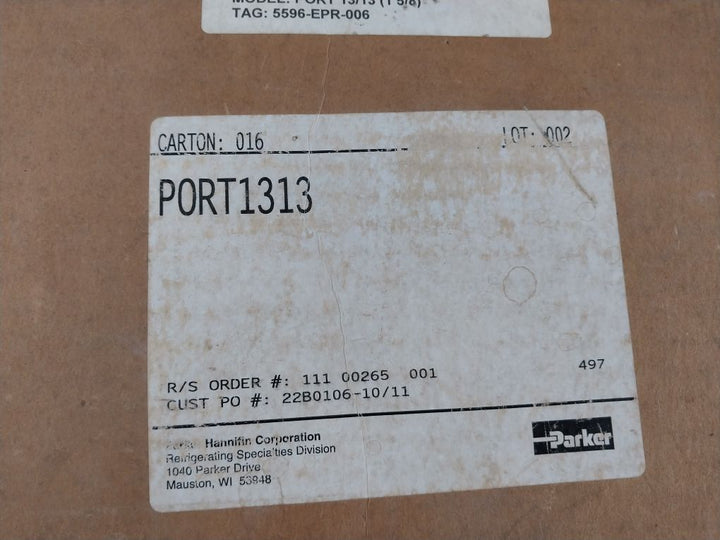 Parker Flo-con A8 Port Pressure Inlet Regulator Port 13/13