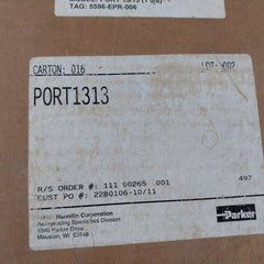Parker Flo-con A8 Port Pressure Inlet Regulator Port 13/13