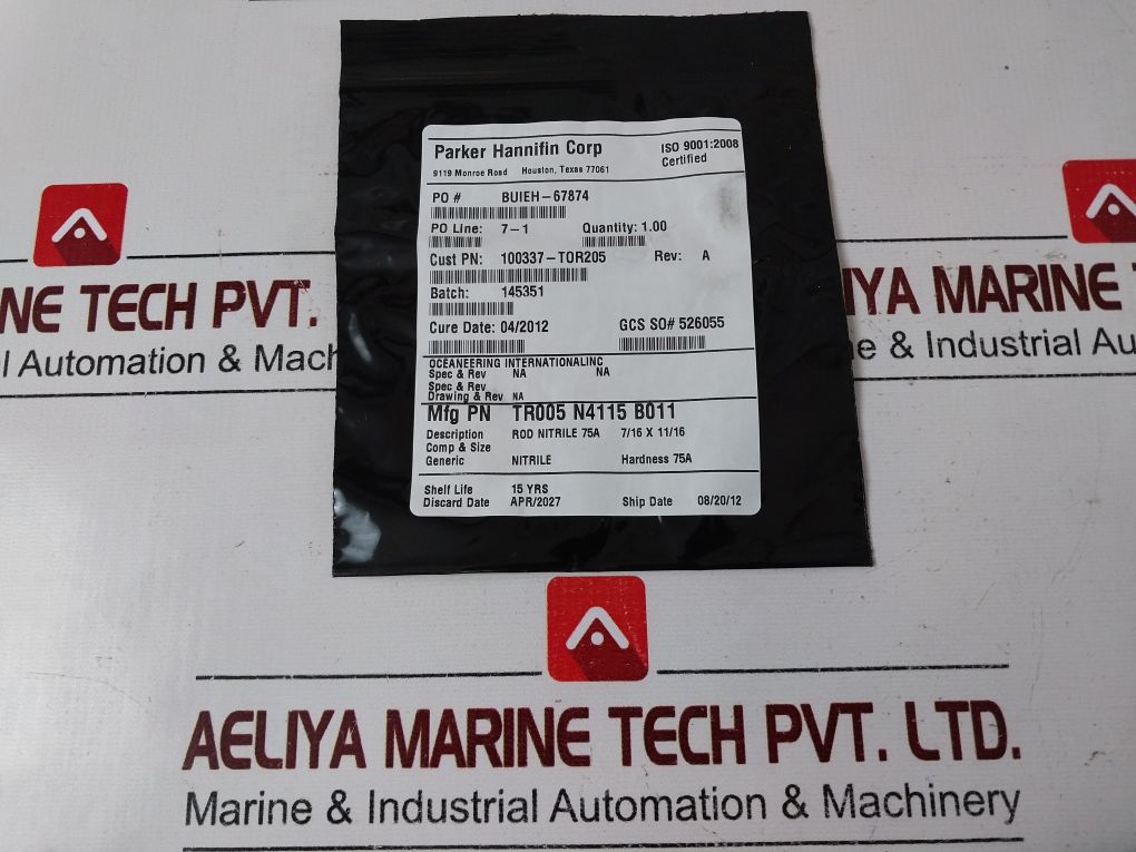 Parker Hannifin Rod Nitrile Kit