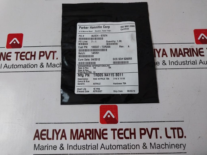 Parker Hannifin Rod Nitrile Kit