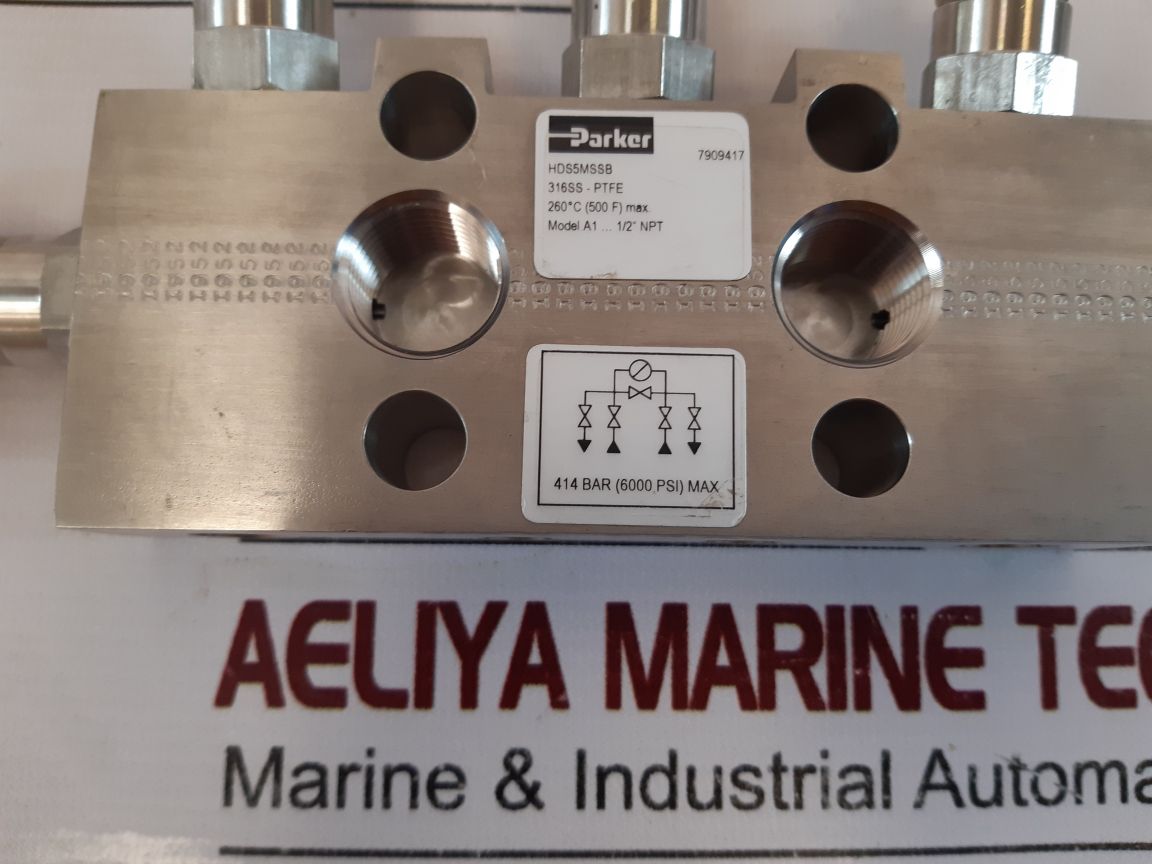 Parker Hds5Mssb Manifold Valve 