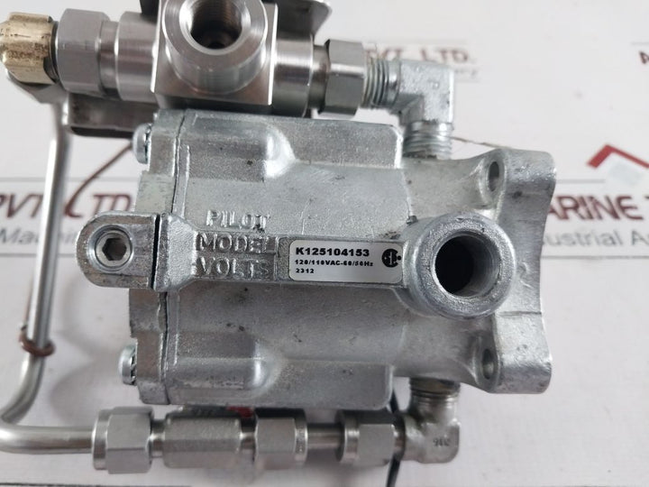 Parker K125104153 Solenoid Valve 120/110 Vac