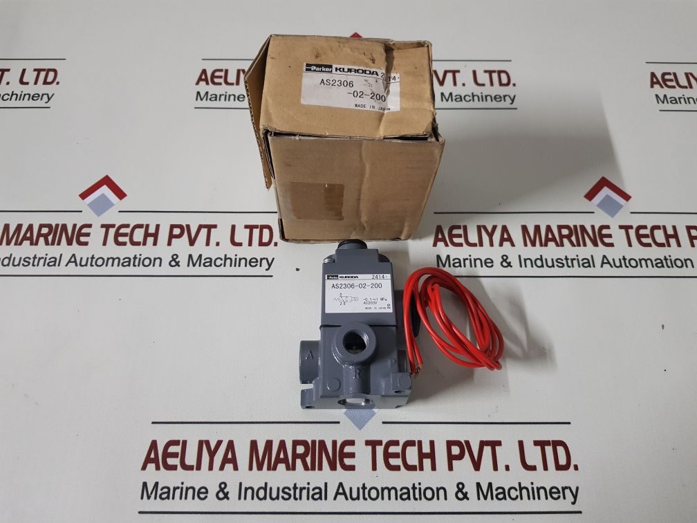 Parker Kuroda As2306-02-200 Solenoid Valve
