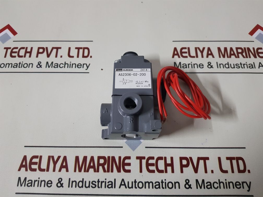 Parker Kuroda As2306-02-200 Solenoid Valve Ac 200V