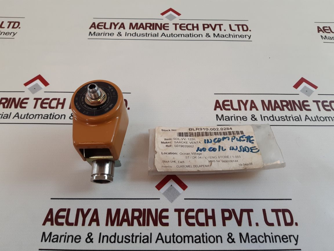 Parker Lucifer 122K8363 Solenoid Valve
