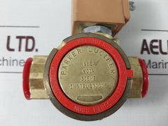 Parker Lucifer 321K46 Solenoid Valve With 483510S6 F Coil