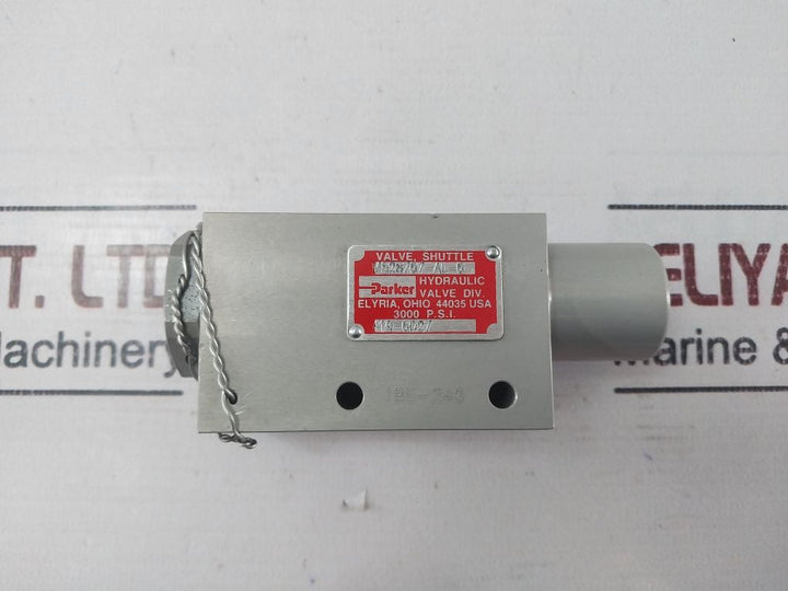 Parker Ms28767-al-6 Hydraulic Shuttle Valve