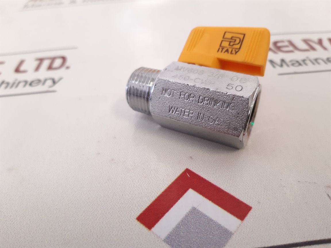 Parker Mv608 Plated Brass Ball Valve 3/8