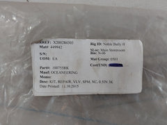 Parker Oceaneering 100755-RK Seal Valve Kit