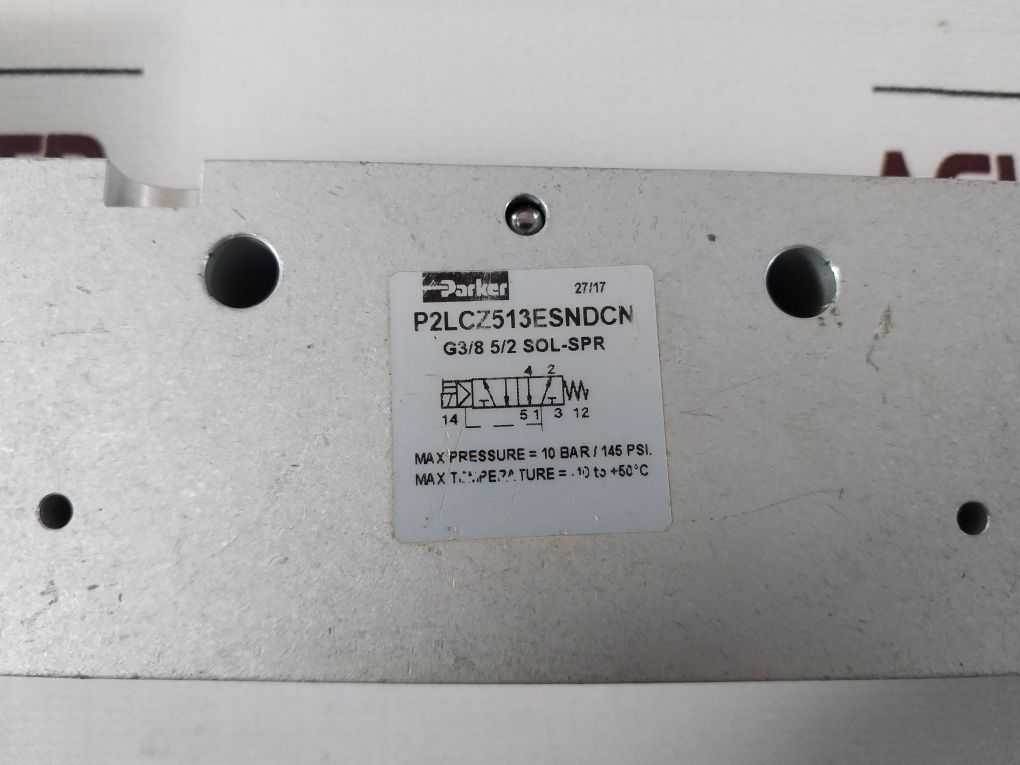 Parker P2Lcz513Esndcn Control Valve With Sd90822Djsn Coil 