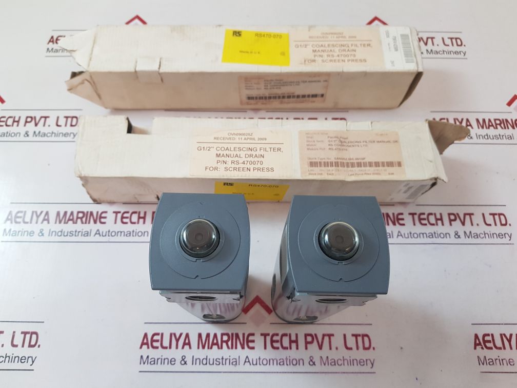 Parker P3Kfa14Dsmn Manual Drain G1/2” Coalescing Filter
