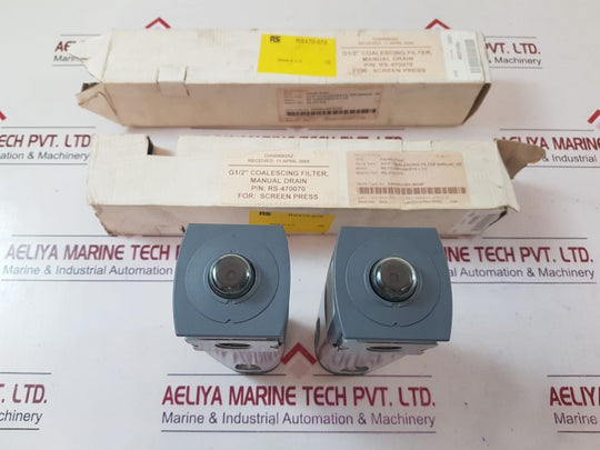 Parker P3Kfa14Dsmn Manual Drain G1/2” Coalescing Filter
