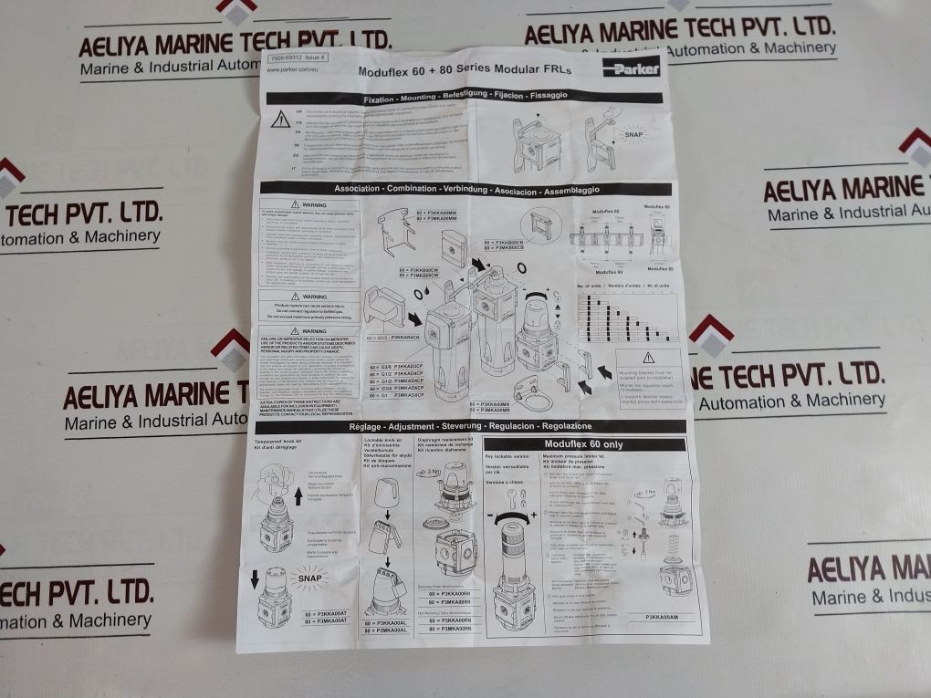 Parker P3Kla14Lsmn Pneumatic Air Lubricator G1/2 Mist