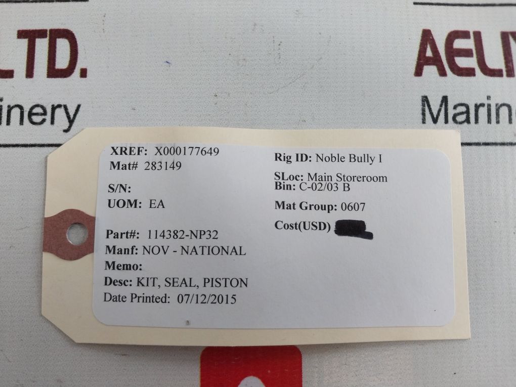 Parker Pk3202A001 Bunan Piston Seal Kit