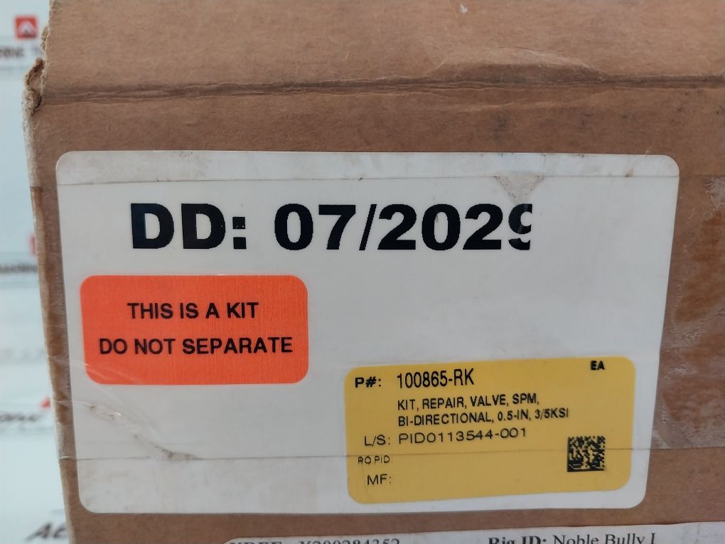 Parker Tp011 N4115 B011 Repair Kit 75A