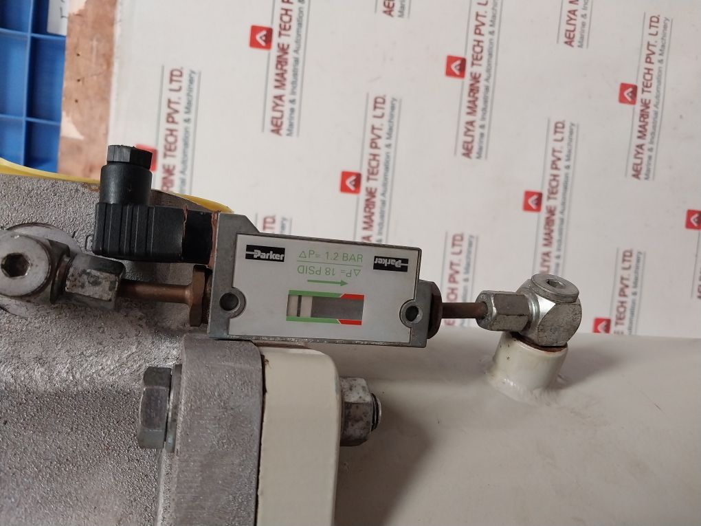 Parker Txw12-10 B15 Inline W/El-vis Indic Dpms 1.2 Filter 140 Psi