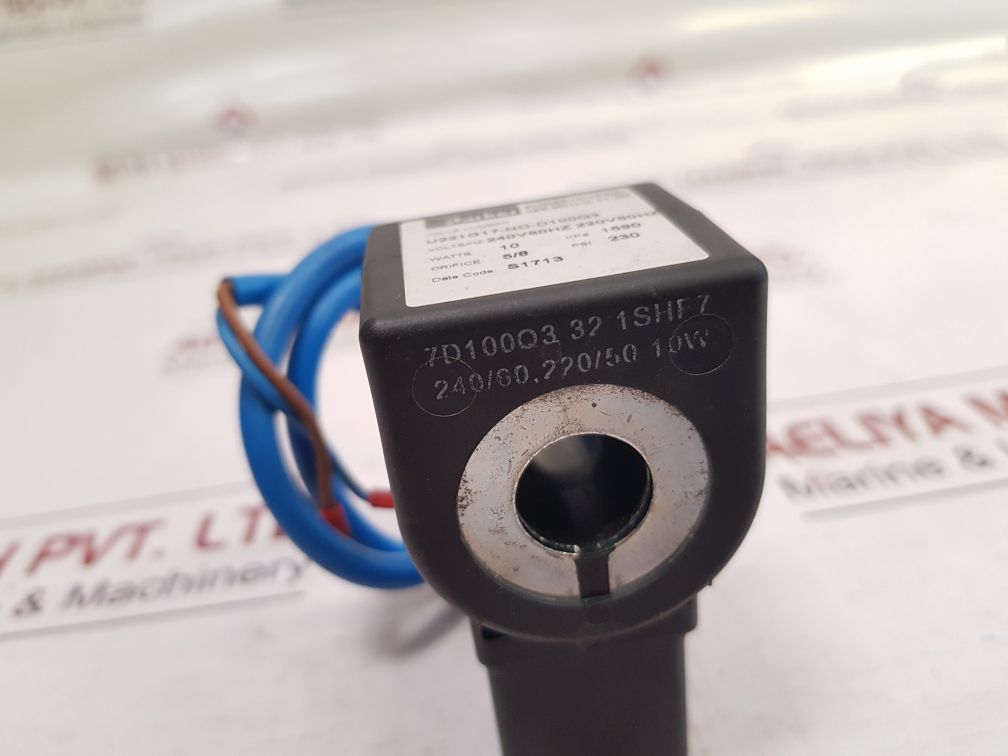 Parker U221G17-no-d100Q3 Solenoid Valve 