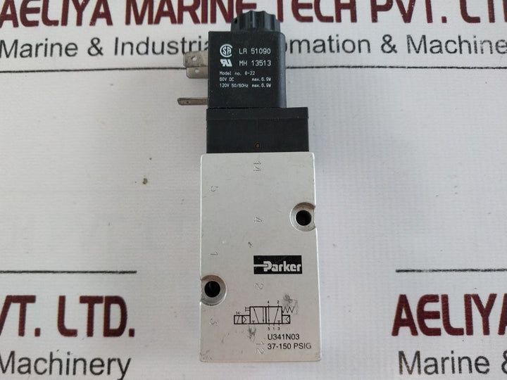 Parker U341N03 Pneumatic Valve