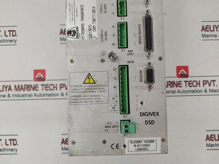 Parvex Digivex Dsd Dsd13015 Servo Drive 50/60Hz