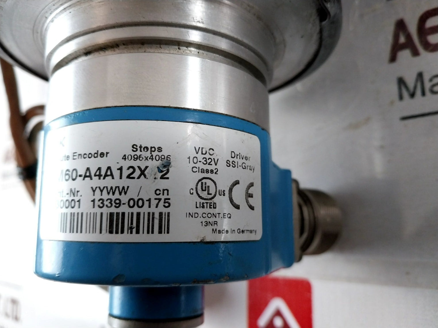 Parvex Ls620Elr2408 Brushless Servo Motor With Atm60-a4A12X12