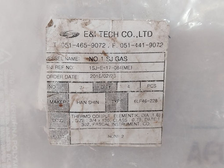 Pascal Mtc-d Thermo Couple Element K Class 0.75 6Lf46-228